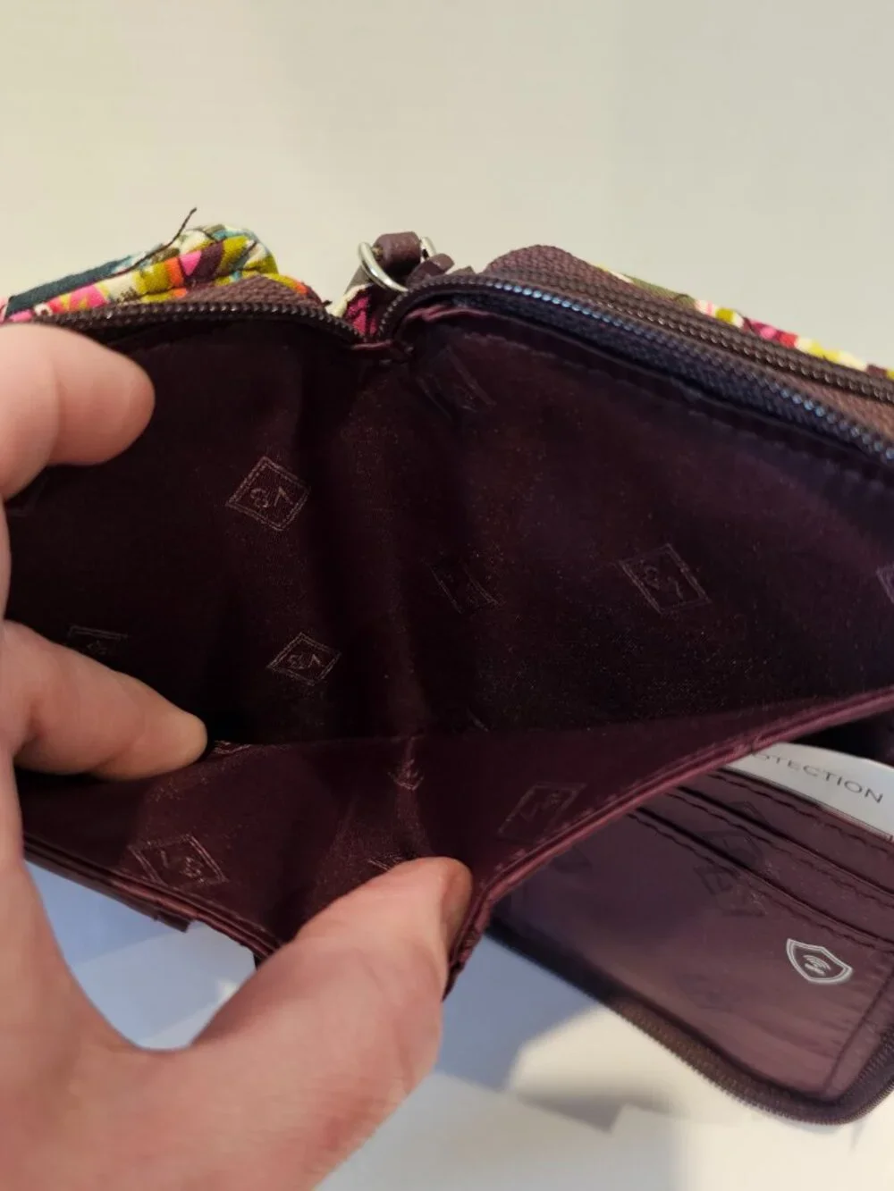 NWT Vera Bradley RFID All in One Crossbody Heirloom Paisley Wristlet Wallet
